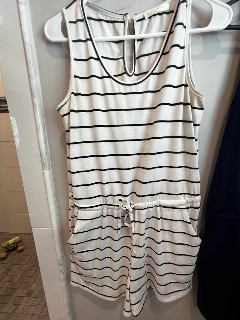 Stripped women’s romper